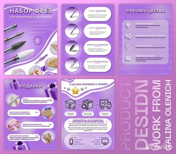 Инфографика для маркетплейсов вайлдберриз озон