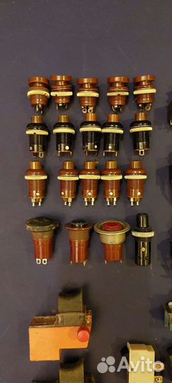 Переключатель тумблер кнопка СССР много разных