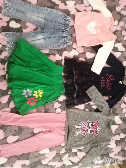 Вещи пакетом для девочки