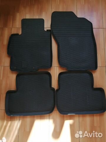 Комплект резиновых ковриков Lancer X 2007 - 2017