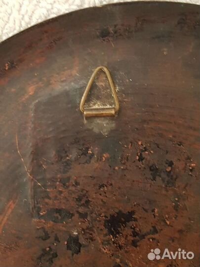 Чеканка латунь старинная индия