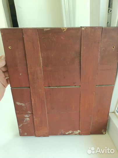 Икона старинная Спас Нерукотворный