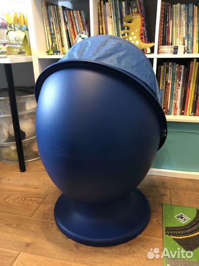 Детское кресло яйцо вращающееся IKEA