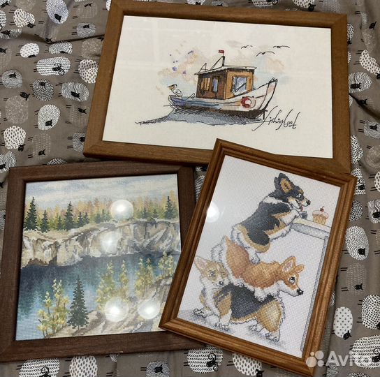 Картины вышитые крестиком