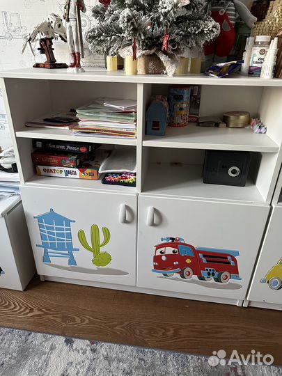 Комплект мебели для детской Meblik тачки