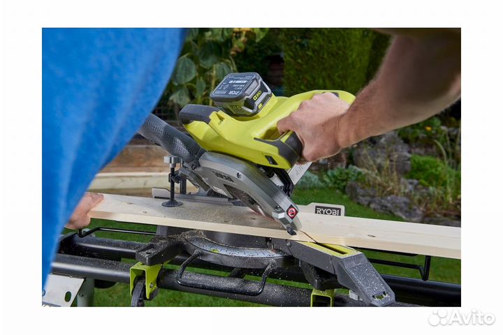 Торцовочно-усовочная пила Ryobi ONE+ R18MS216-0
