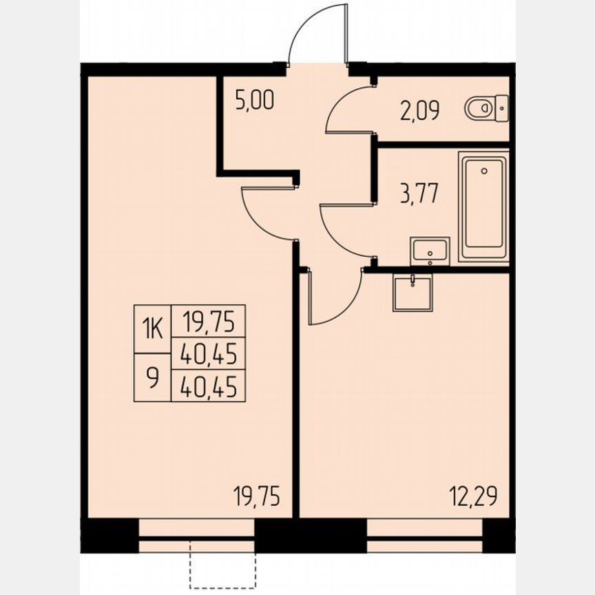 3-к. квартира, 77,7 м², 16/28 эт.