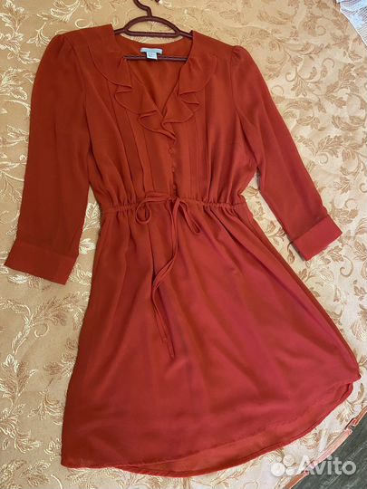 Платье шифоновое 42