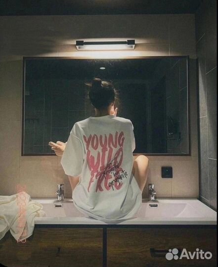 Футболка женская оверсайз