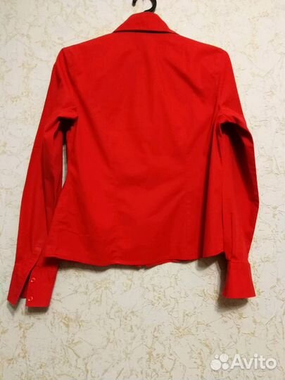 Блузка красная хб