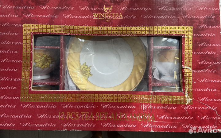 Чайный сервиз костяной фарфор Япония