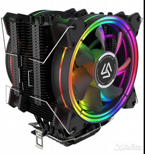 Кулер Alseye H120D V2.0, 800-2000rpm, 4-pin/RGB