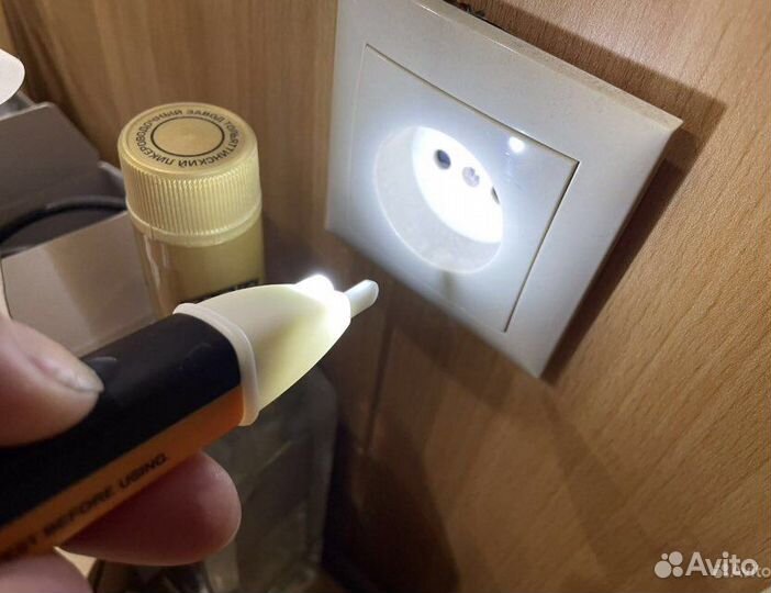 Детектор фаз в проводах и розетках