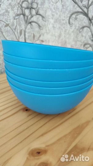 Тарелки пластиковые глубокие