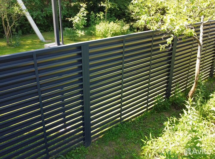 Забор жалюзи. Изготовление / Монтаж под ключ