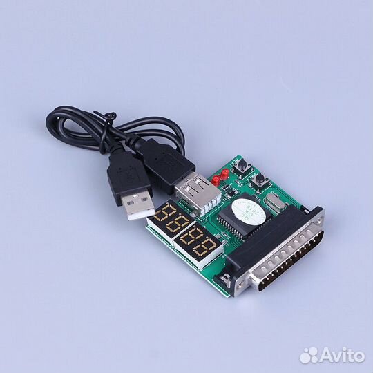 Диагностическая post карта LPT USB новая