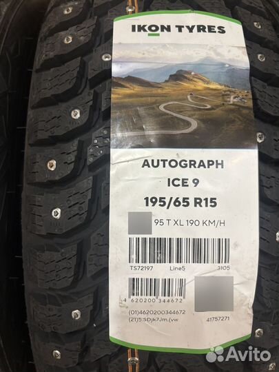 Ikon Tyres Autograph Ice 9 195/65 R15 95T