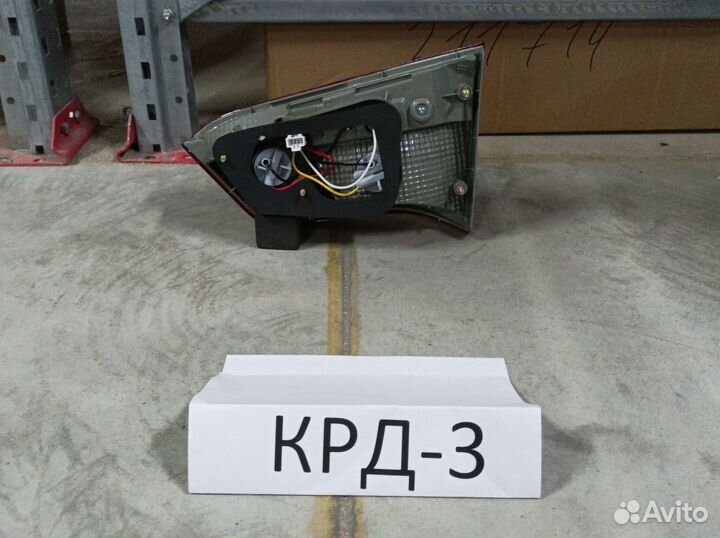 Фонарь левый внутренний Kia Rio 3 QB 2011-2017