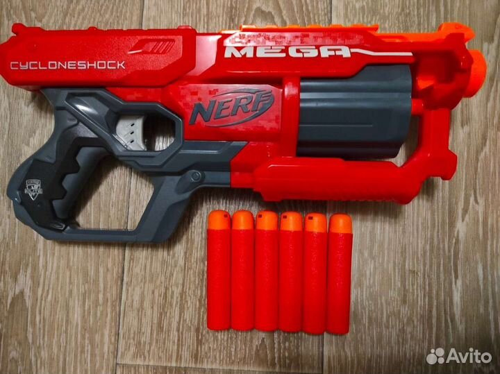 Бластер Nerf mega cyclone shock