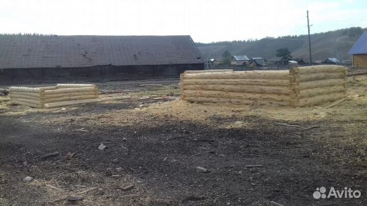 Сруб для бани 3х5 вынос 2м