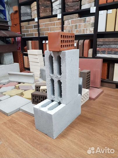 Кирпич, блоки газосиликатные и керамзитные
