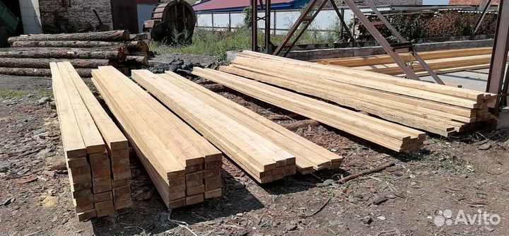 Пиломатериал отборный из лиственницы