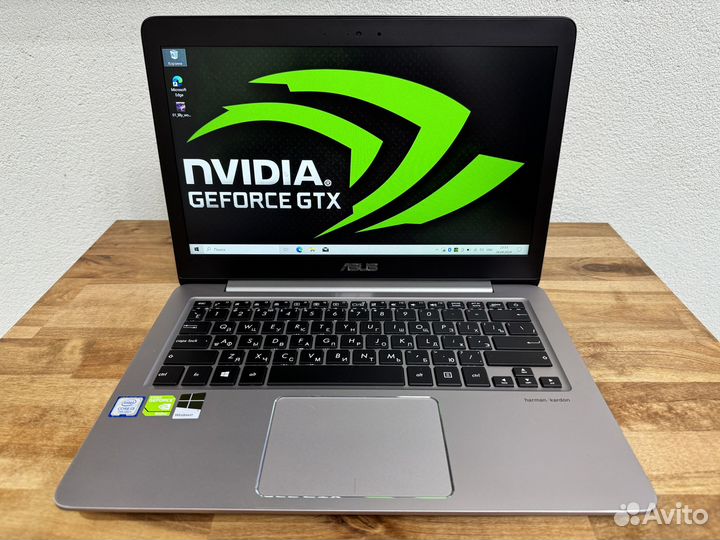 Новый Asus Zenbook 13 металл IPS i3 12Gb 940MX SSD