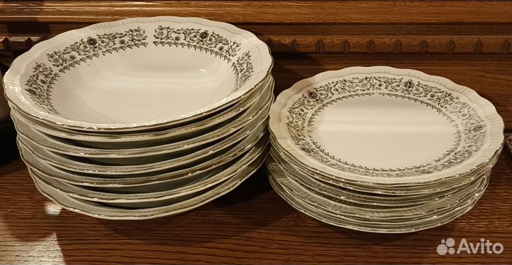 Тарелки китайский фарфор (набор)