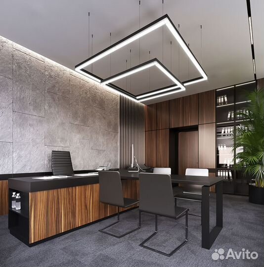 Светильник подвесной линейный AL4020 12W 590*50мм