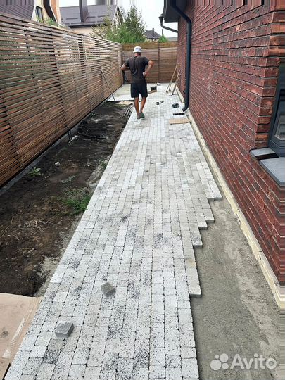 Тротуарная плитка новая минимальный заказ 120 м2