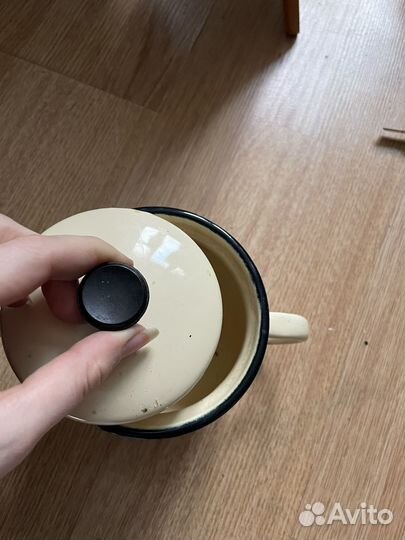 Чайник заварочный СССР эмалированный