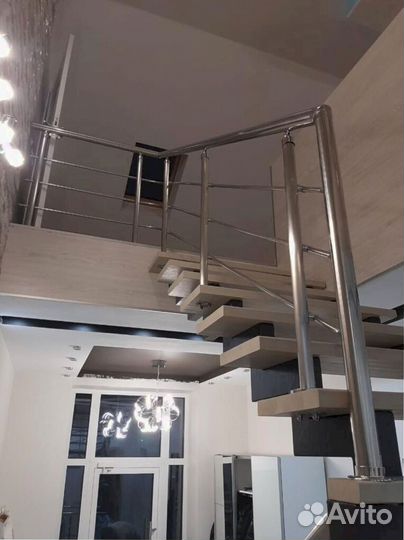 Ограждения, перила лестниц из нержавеющей стали