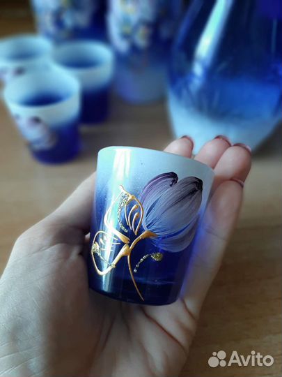 Набор стаканов и рюмок с графином подарочный