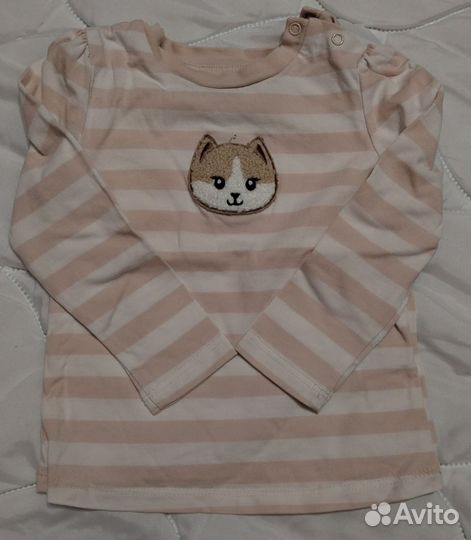 Кофта Next на девочку 62-74 + 2 лонгслива