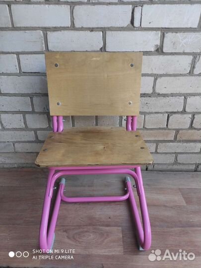 Детский письменный стол и стул бу