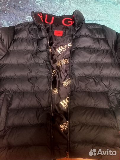 Зимний пуховик hugo boss