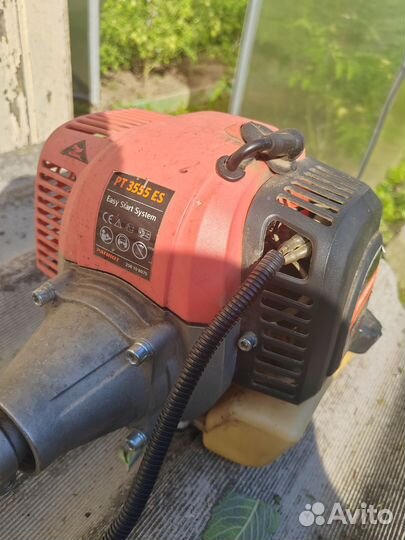 Бензиновый триммер patriot pt3555es газонокосилка