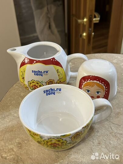 Чайный набор Матрешка Сочи 2014