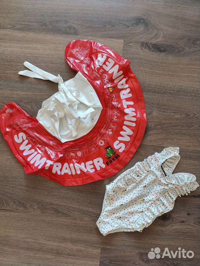 Круг для плавания и купальник Kiabi