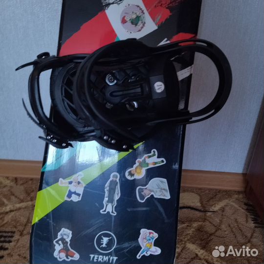 Сноуборд 140-145 с крепами