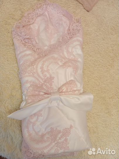 Конверт на выписку для девочки осень