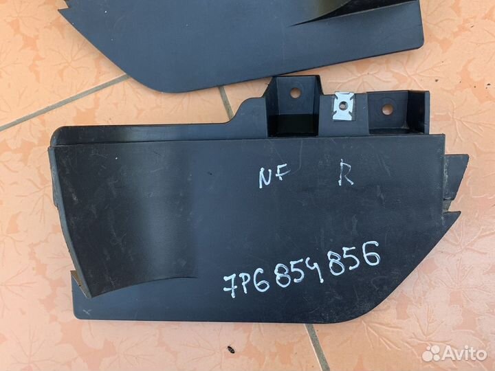 Накладка порога щиток Туарег NF 2015 год