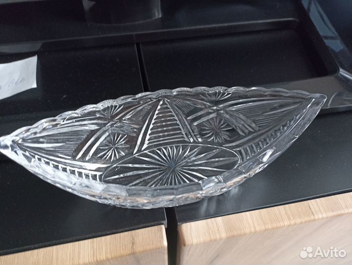 Салатница хрустальная СССР