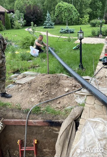 Прокол гнб. Канализация, водопровод