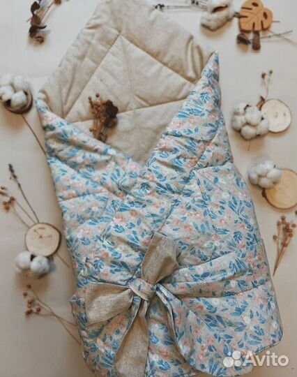 Одеяло для новорождённого конверт на выписку