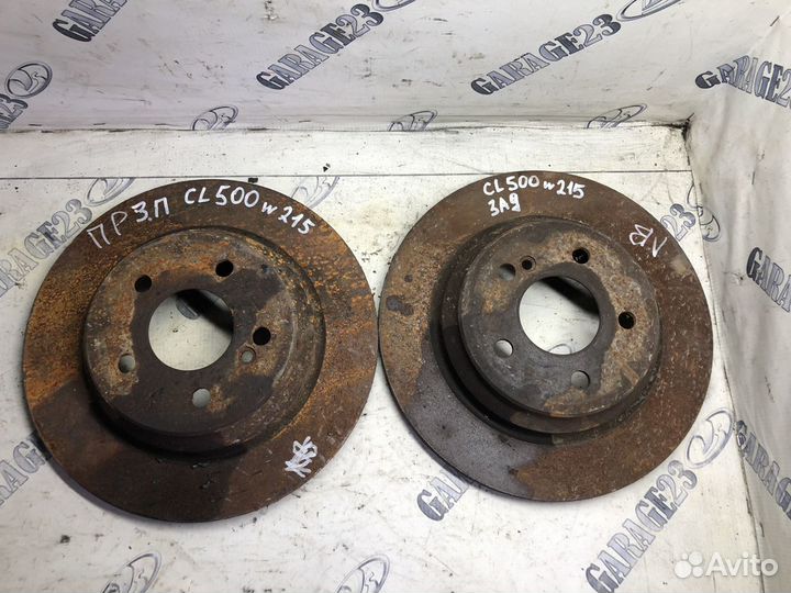 Тормозные диски Mercedes Cl500 W215 113.960 2002 з