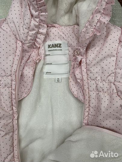 Комбинезон для девочки kanz розовый