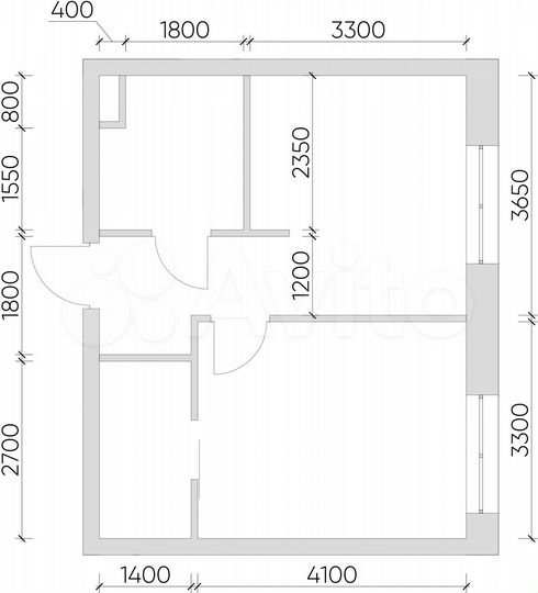 1-к. апартаменты, 37,7 м², 11/21 эт.