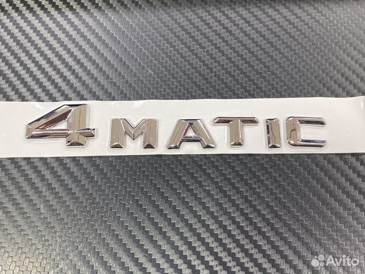 Эмблема на крышку багажника 4 Matic хром