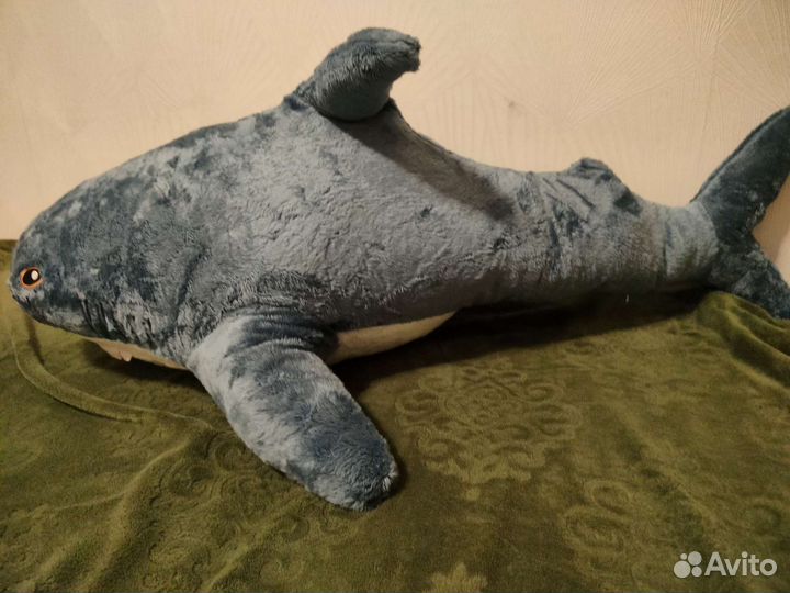 Большая игрушка Акула плюшевая 100 см